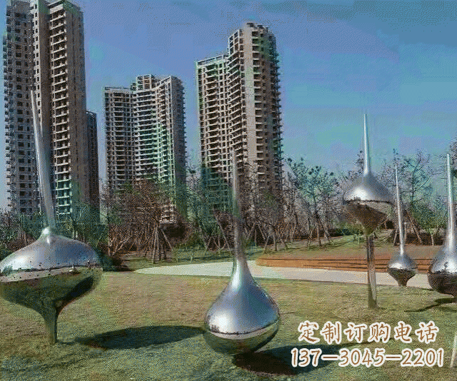重庆精致的不锈钢陀螺雕塑