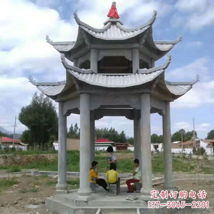 重庆中式庭院石凉亭
