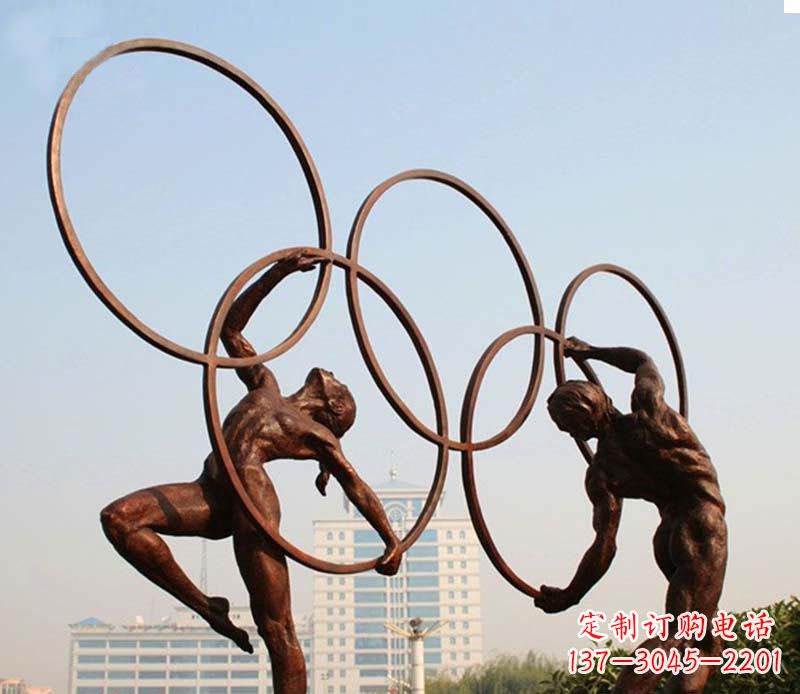 重庆运动员铜雕精美礼品