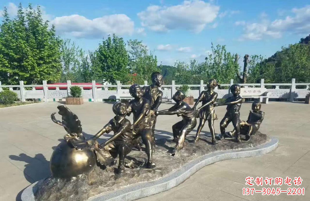 重庆萝卜精灵铜雕——精致的家居装饰