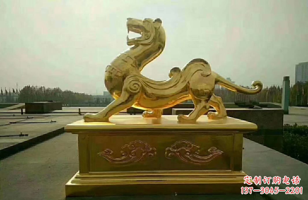 重庆白虎铜雕
