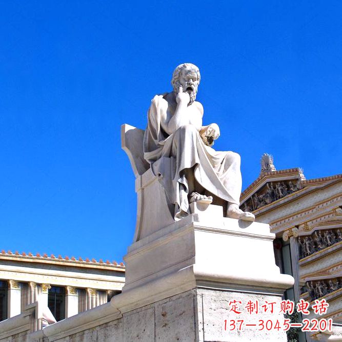 重庆柏拉图大理石景观雕塑——完美融合现代城市文化与古典艺术