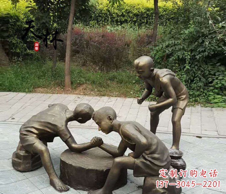 重庆儿童公园铜雕