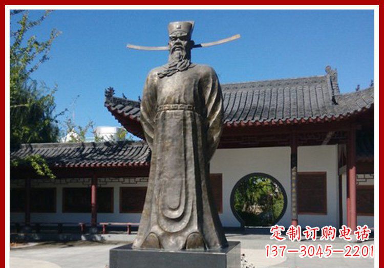 重庆包拯铜雕传承古代文化的艺术精品