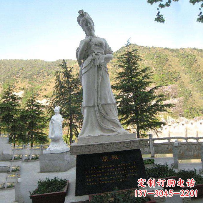 重庆褒姒雕像-中国古代知名美女“烽火戏诸侯”相关人物雕塑