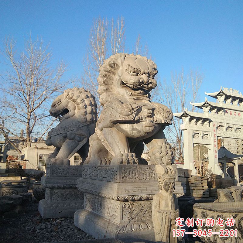 重庆新室内装饰狮子雕塑
