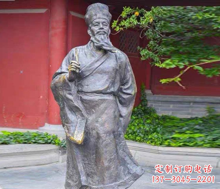 重庆北宋文学家苏轼铜雕