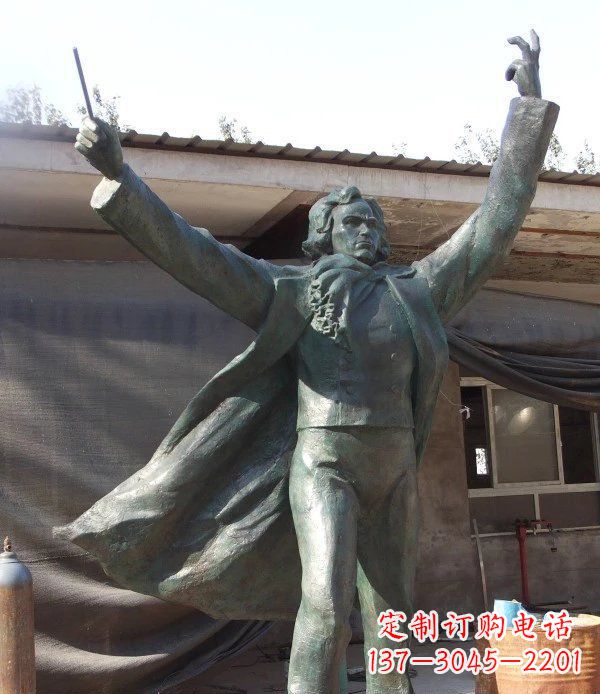 重庆贝多芬广场西方名人铜雕