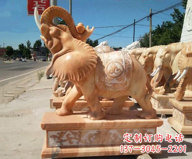 重庆大象石雕,给你美好的祝愿