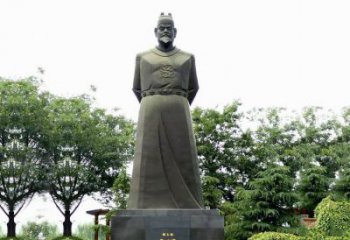 重庆“洪武之治”明太祖石雕塑像