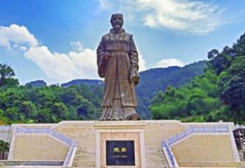 重庆景区广场中国南宋哲学家中国古代名人朱熹铜雕景观塑像