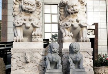 重庆石狮子雕塑——守护家园的看门神