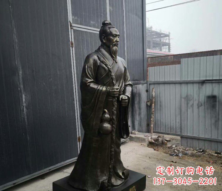 重庆扁鹊名医铜雕摆件