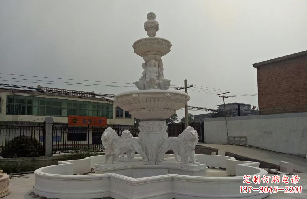 重庆别墅大型欧式喷泉石雕