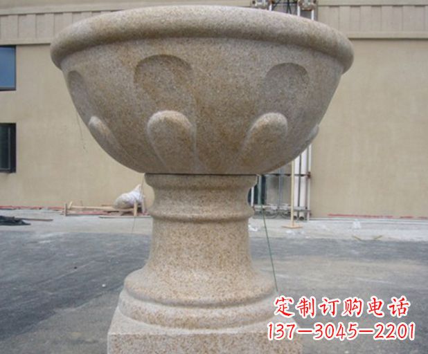重庆别墅景观花盆石雕