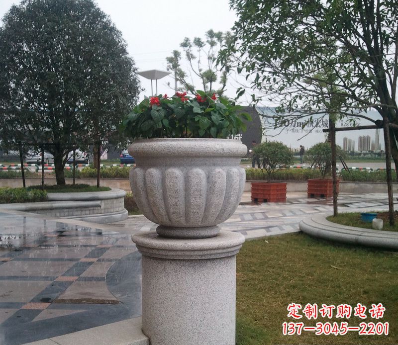 重庆精美大理石花盆