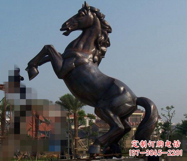 重庆别墅景观动物马铜雕塑