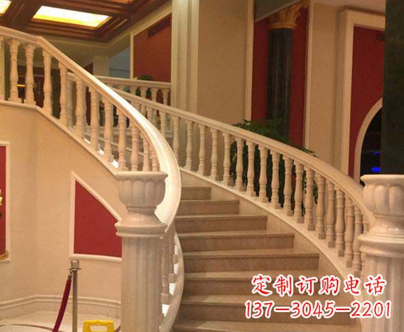 重庆精美汉白玉石栏杆,现代设计与传统工艺的完美结合