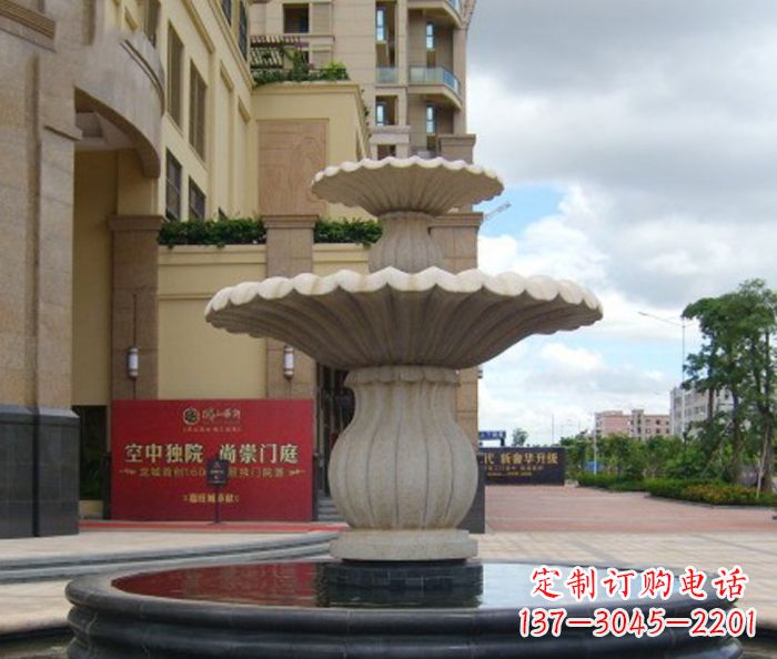 重庆喷泉石雕精美的欧式园林装饰