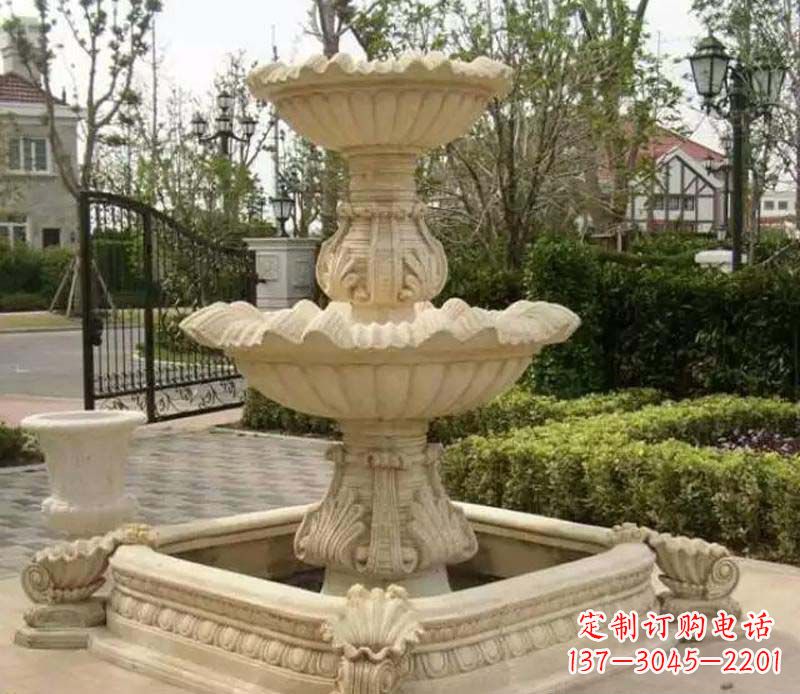 重庆优雅精致的喷泉石雕