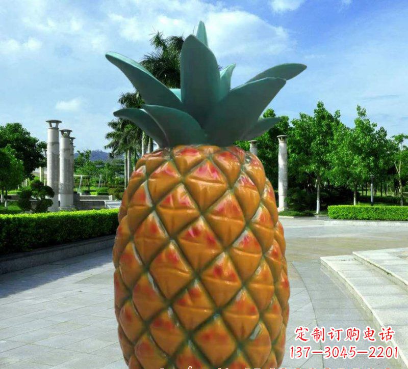 重庆玻璃钢菠萝灯