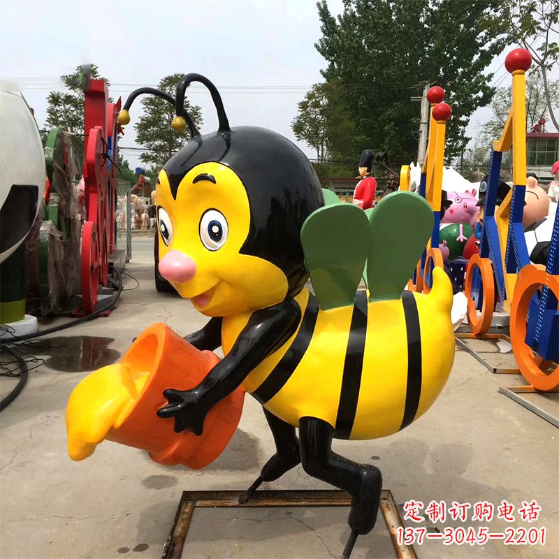 重庆玻璃钢蜜蜂雕塑