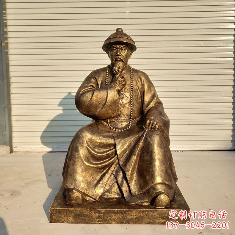 重庆林则徐——玻璃钢仿铜雕像