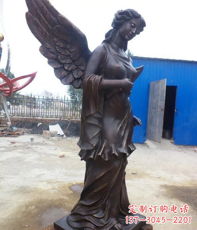 重庆玻璃钢仿铜欧式女人雕塑