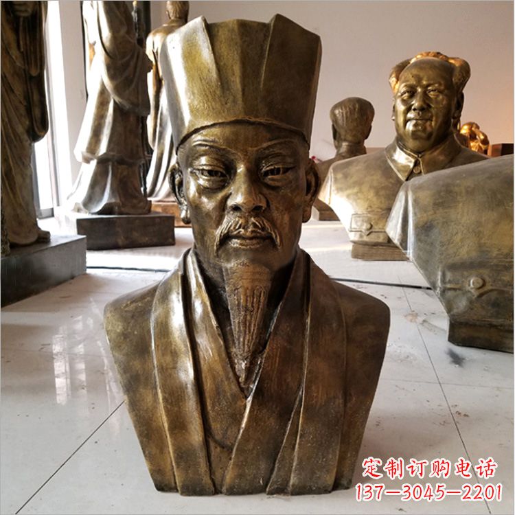 重庆玻璃钢苏轼头像雕塑