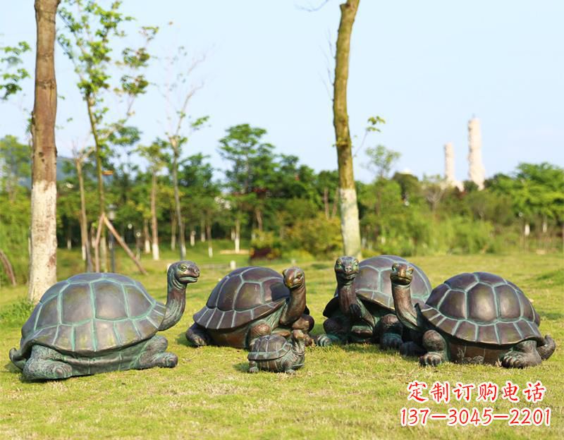 重庆玻璃钢乌龟雕塑——融合古典和现代的精美杰作