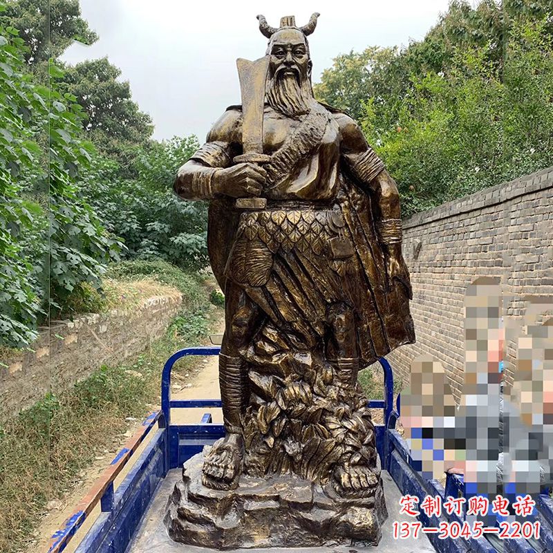 重庆炎帝神农氏玻璃钢雕塑一种新的艺术形式