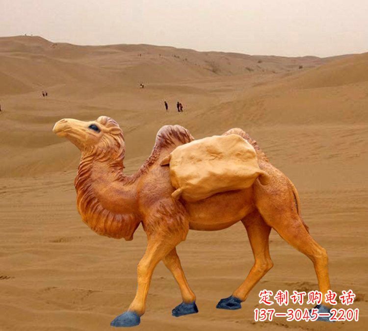 重庆玻璃钢骆驼雕塑