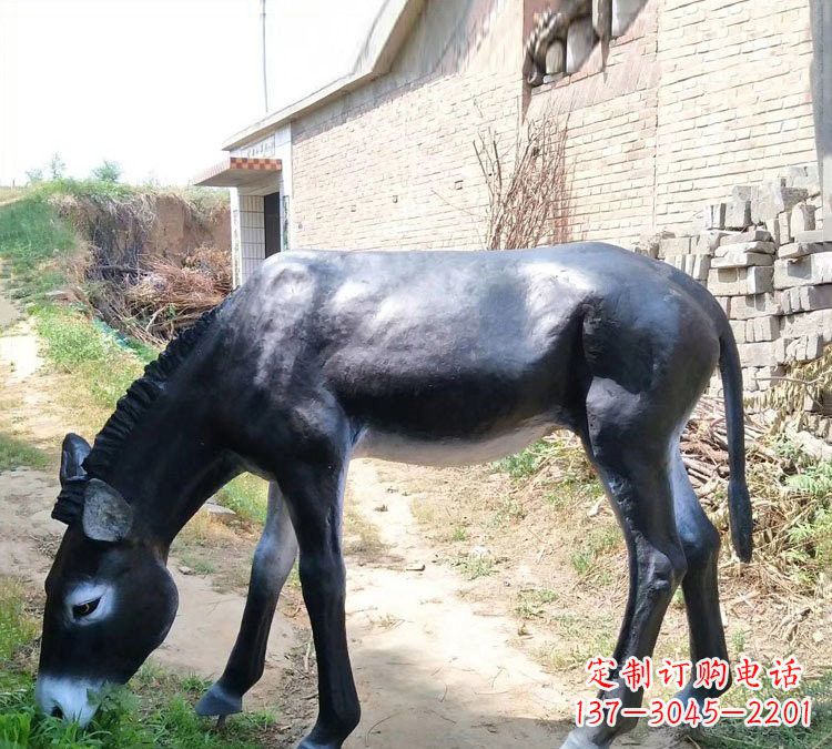 重庆玻璃钢雕刻毛驴,传承传统文化