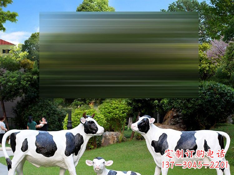 重庆玻璃钢仿真奶牛