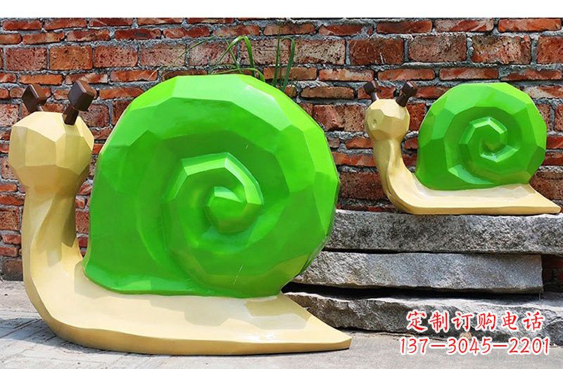 重庆玻璃钢蜗牛雕塑——浪漫又充满灵感