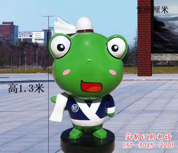 重庆玻璃钢卡通小青蛙——景观雕塑的新灵感