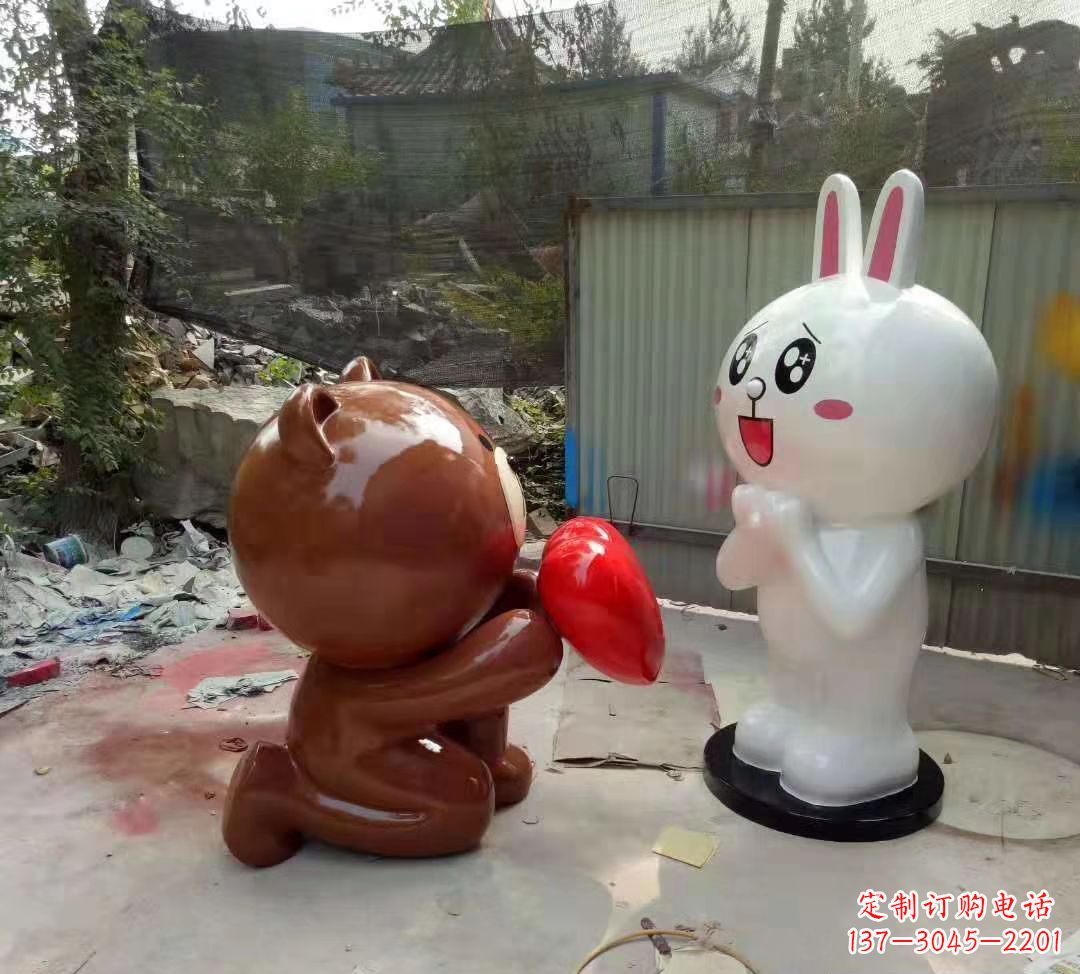 重庆玻璃钢卡通熊猫雕塑精美的动物雕塑