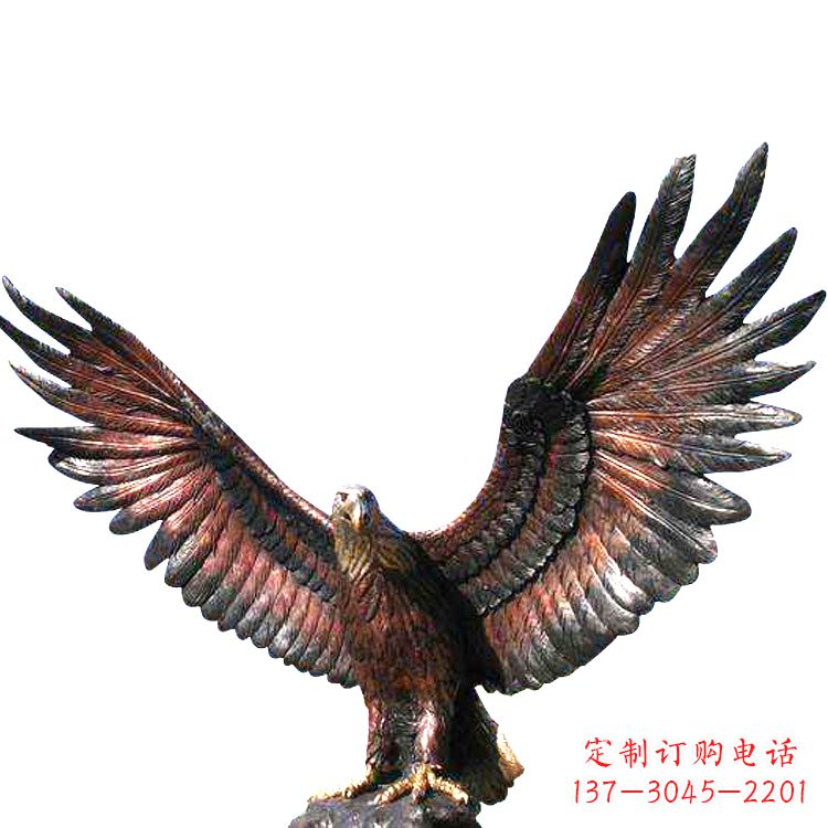 重庆玻璃钢老鹰雕塑传承传统的铜雕艺术