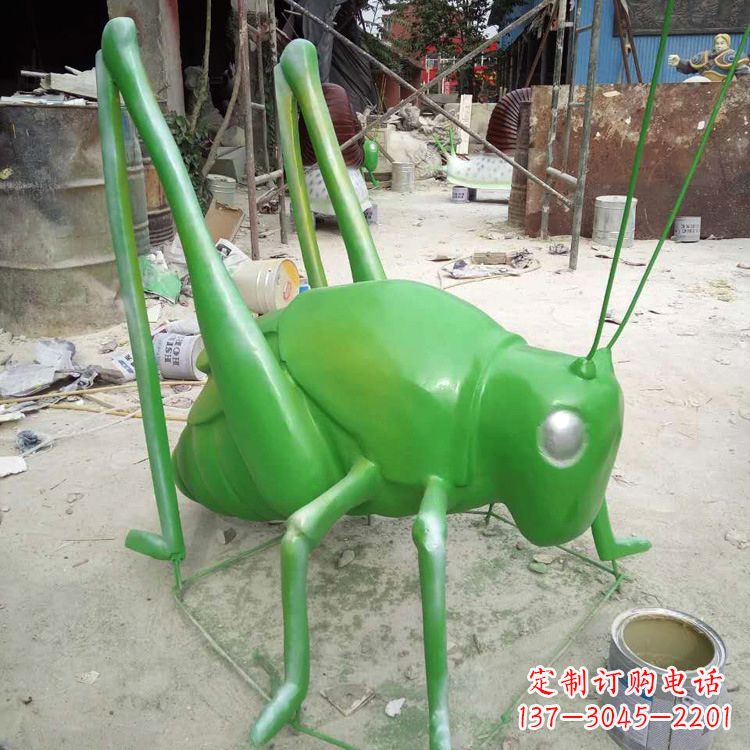 重庆玻璃钢蝗虫雕塑精美的艺术造型