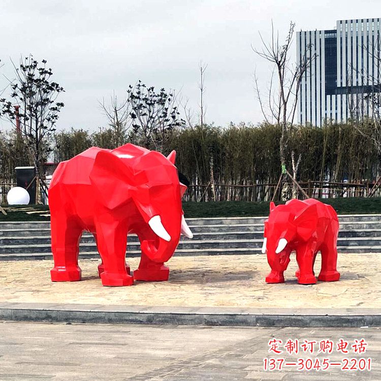 重庆玻璃钢大象雕塑艺术之美