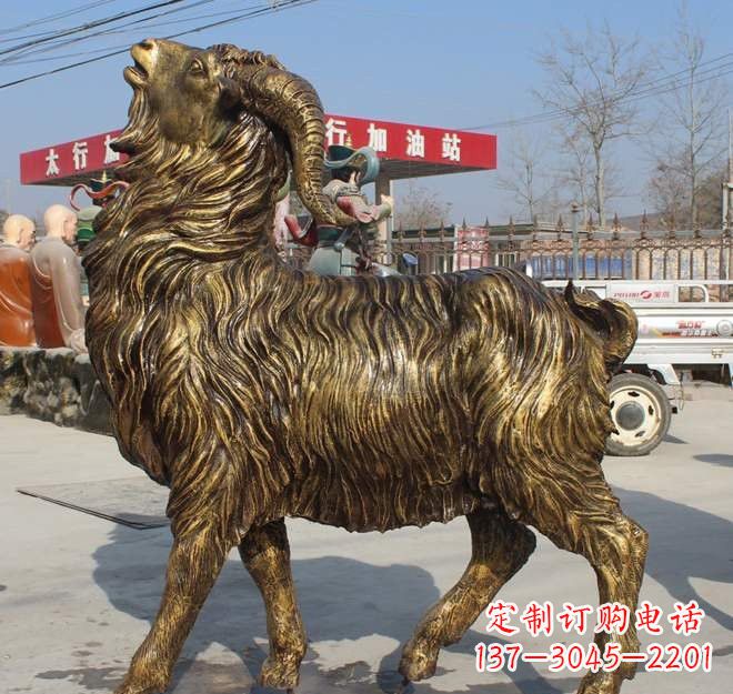 重庆玻璃钢山羊雕塑——让艺术之美绽放