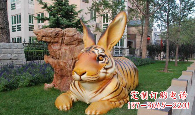 重庆玻璃钢兔子雕塑精致、经典、永恒