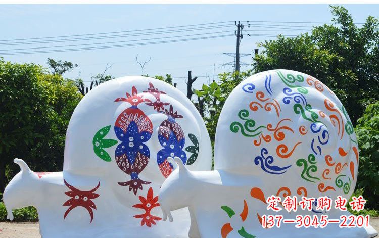 重庆玻璃钢蜗牛一种精美的雕塑