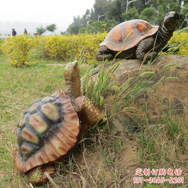 重庆玻璃钢乌龟雕塑别致而古朴