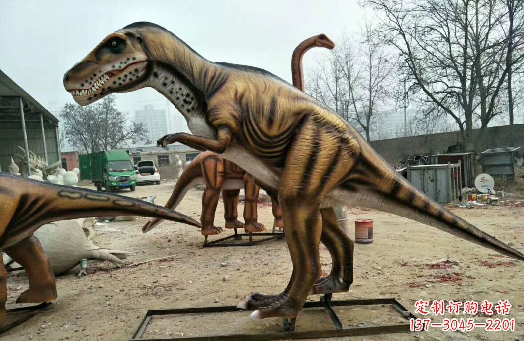 重庆玻璃钢艺术仿真恐龙雕塑