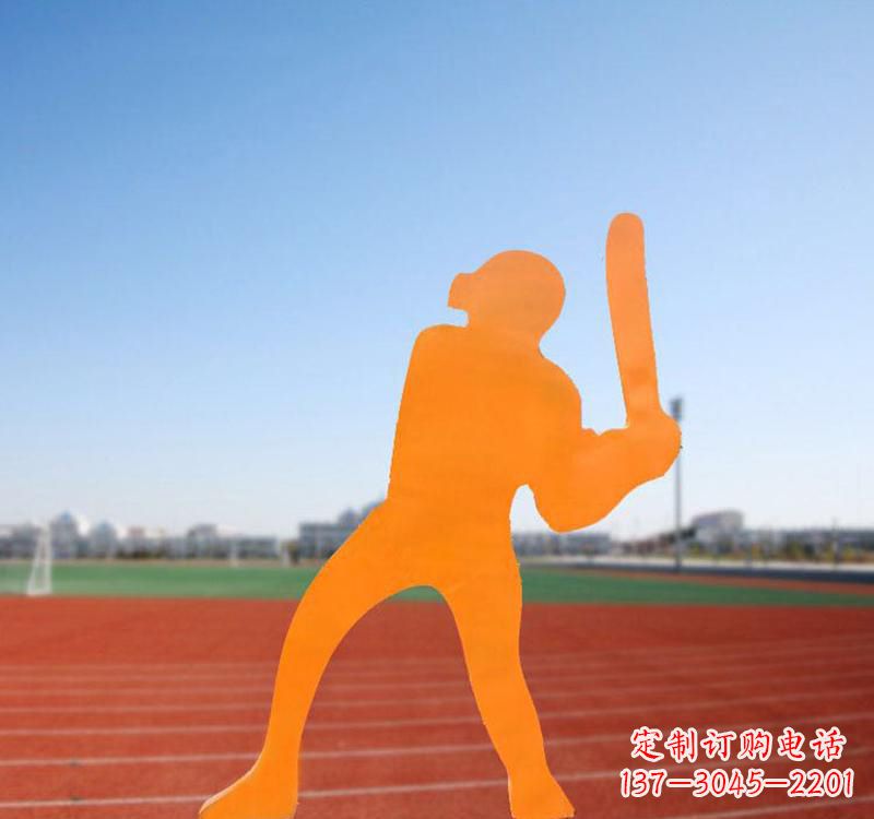 重庆棒球运动人物雕塑传承棒球精神