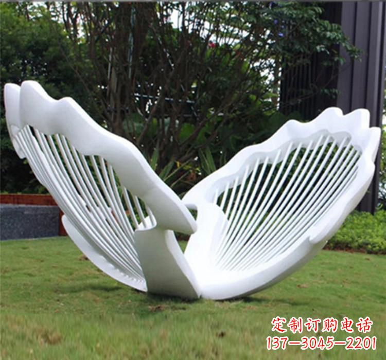 重庆不锈钢贝壳雕塑艺术精品