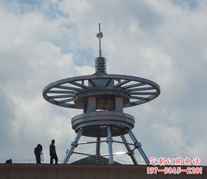 重庆不锈钢避雷针景观雕塑——安全防护与美丽结合