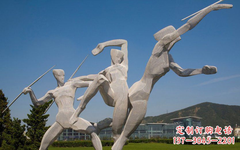 重庆不锈钢标枪雕塑一种新型的艺术形式