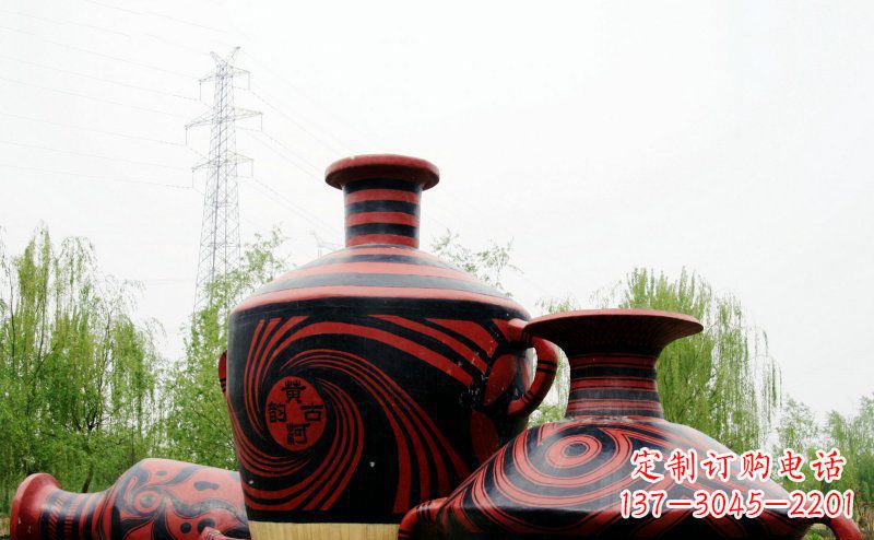 重庆不锈钢彩色花盆雕塑让空间更加精致